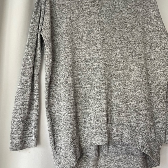 Aritzia Wilfred Free Arizona Heathered grey Jersey long sleeve top NWOT SIZE S - Picture 6 of 9